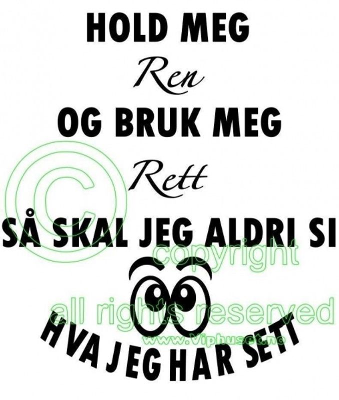 HOLD MEG REN - Med øyer