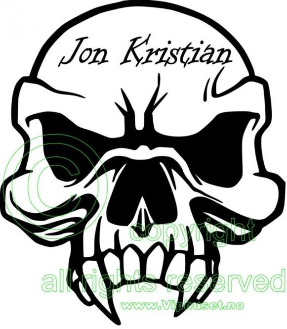 Hovedbilde Skull med navn