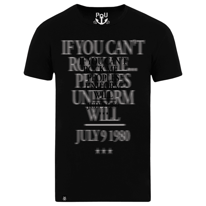 Hovedbilde Rock Me t-shirt svart str XL