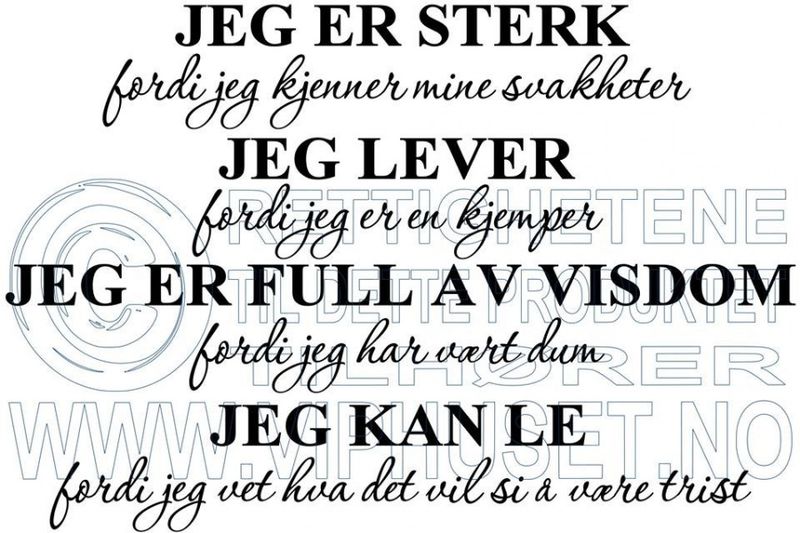 Jeg er sterk