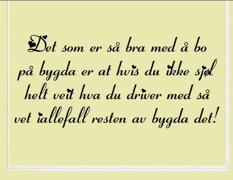 Det som er så bra