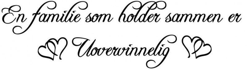 En familie som holder sammen
