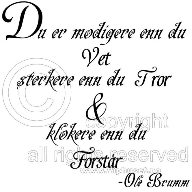 Hovedbilde Du er modigere