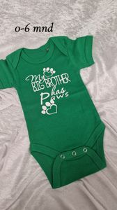 Hovedbilde Grønn my big brother 0-6 mnd