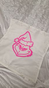 Hovedbilde Putetrekk grinchen rosa 