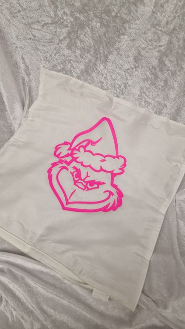 Hovedbilde Putetrekk grinchen rosa 