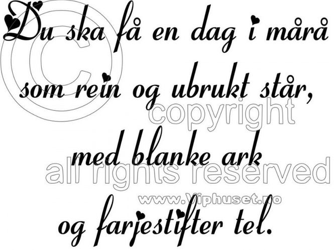 Hovedbilde Du ska få