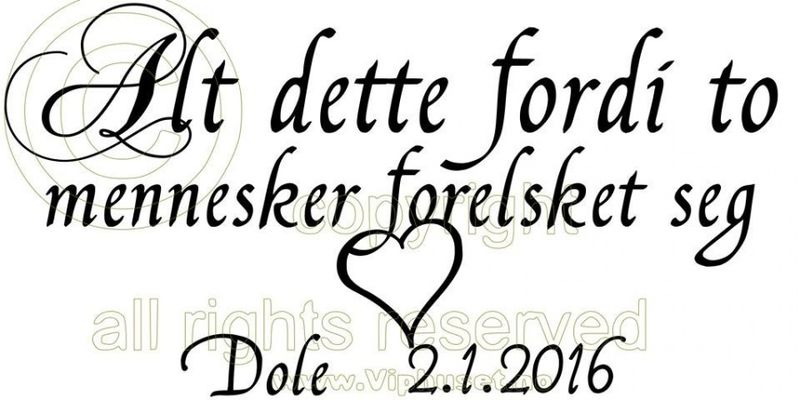 Alt dette fordi med 1 navn