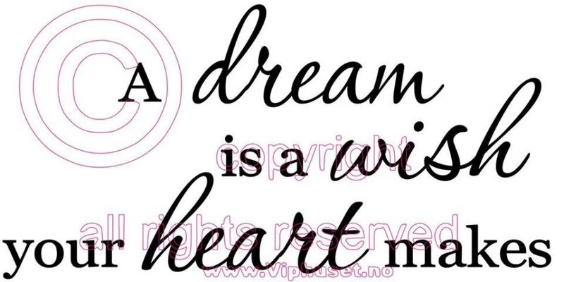 A dream is a wish