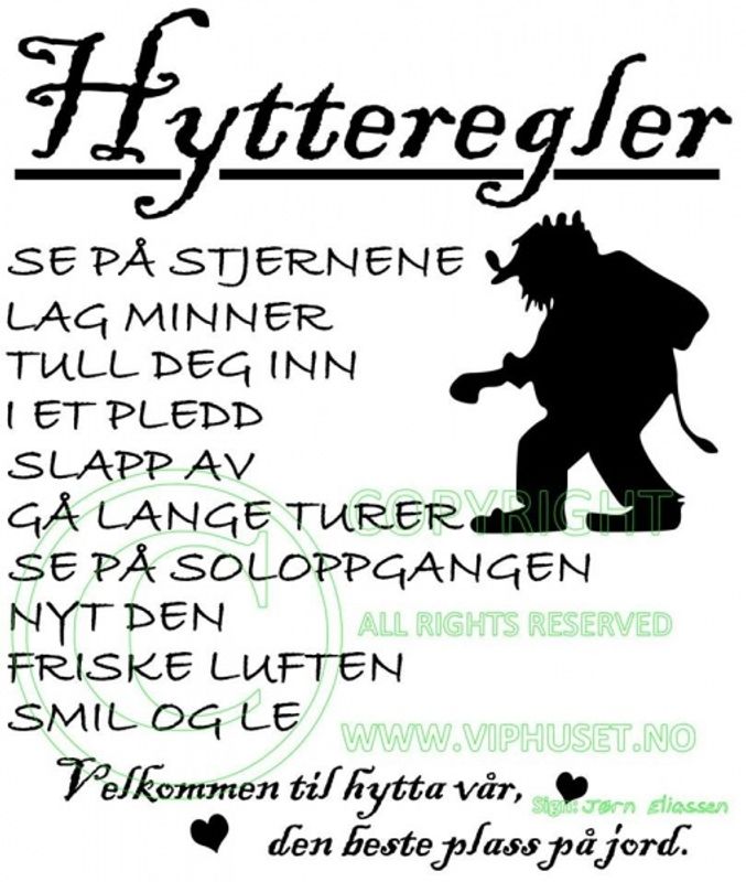 Hytteregler Troll