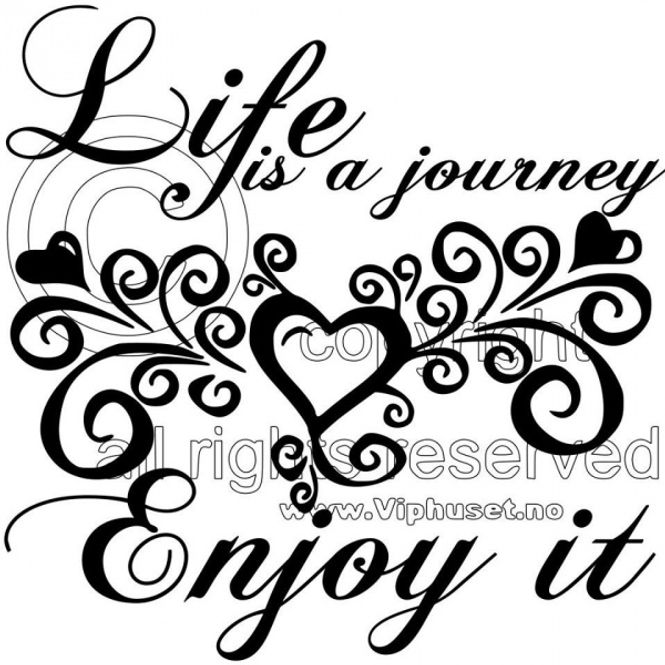 Hovedbilde Life is a journey