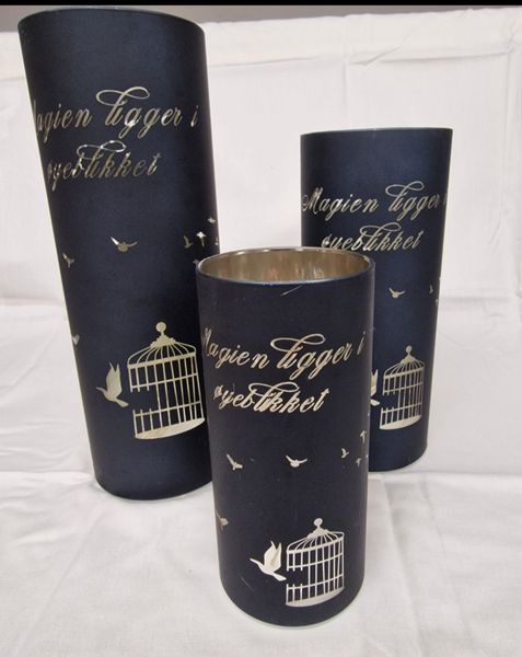 LED SETT av 3 lykter Magien ligger i 