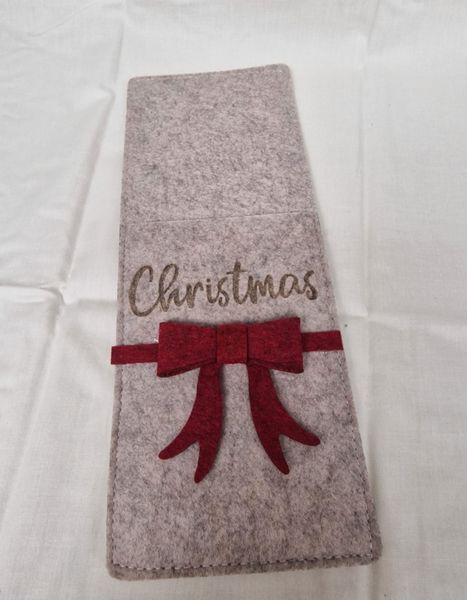 Bestikkholder pose filt 11,5x30cm HVIT