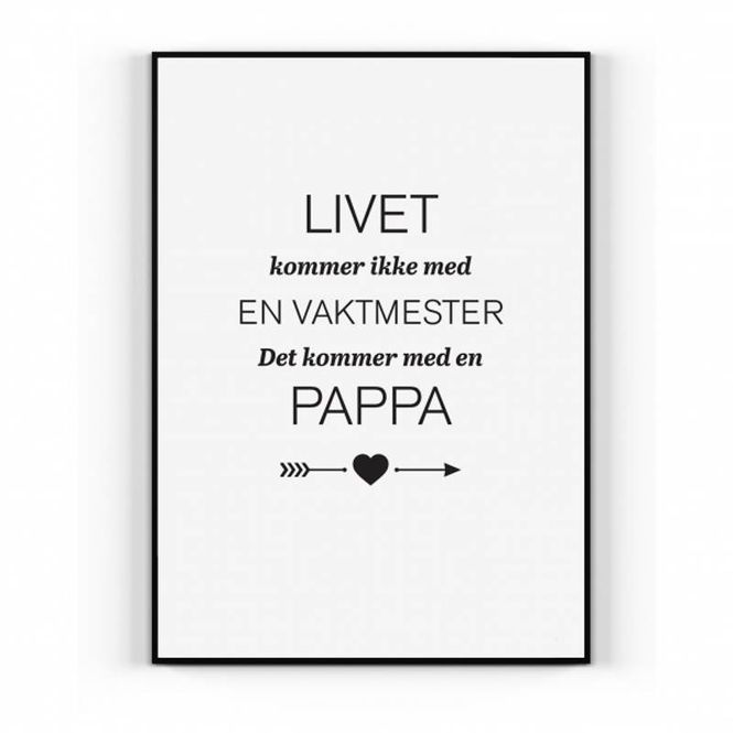 Hovedbilde Livets vaktmester plakat 21 x ...
