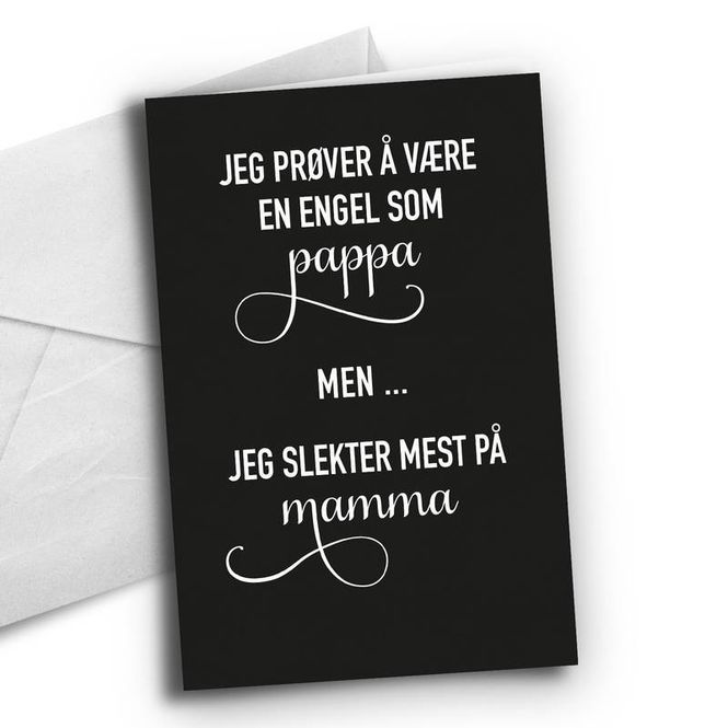 Hovedbilde Kort - Engel-som-pappa