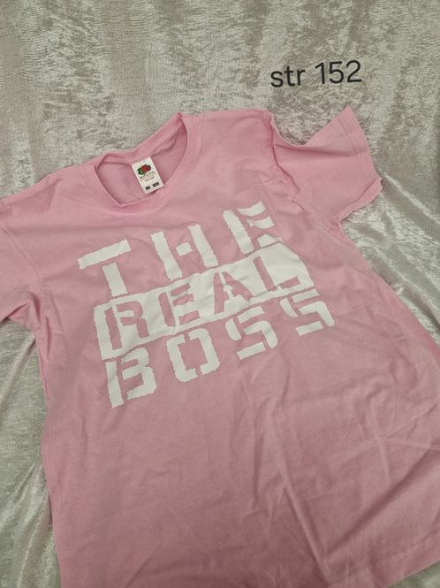 Hovedbilde The real boss tshirt ( str ...