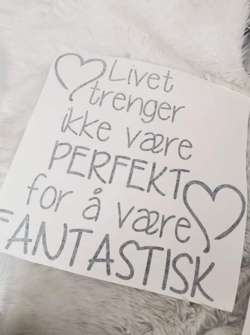 Hovedbilde Livet trenger ikke å være ...