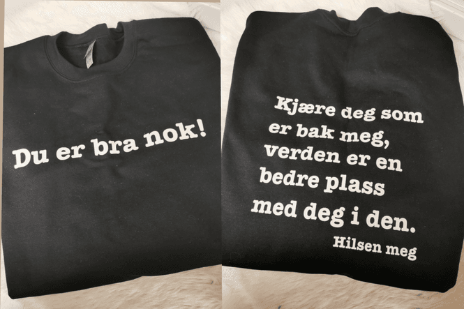 Hovedbilde Du er bra nok! Kjære deg som ...
