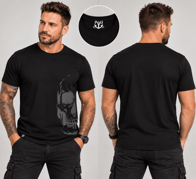 Wesley t-shirt svart Str M