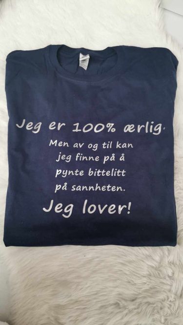 Hovedbilde Jeg er 100 % ærlig